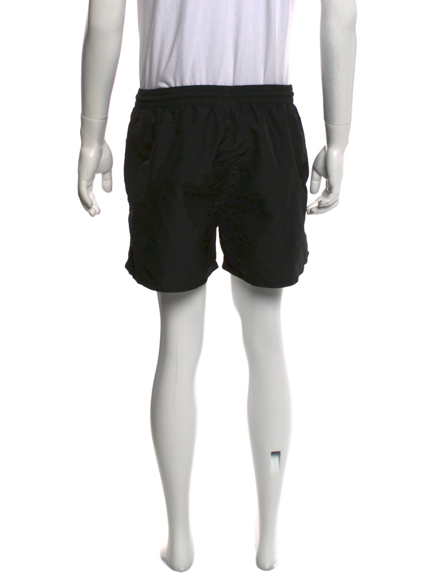 Balenciaga Swimwear Embroidered Accent Swim Trunks